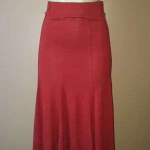 Burnt orange skirt